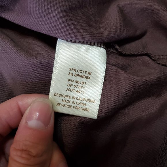 ❤ BEBOP Green and Brown Canvas Dress - Picture 6 of 7